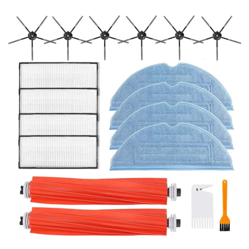 Sommer Verkauf 18PCS S7 Zubehör Teile Kit Für Xiaomi Roborock S7, S7 +, S7 Maxv, S7 Maxv Plus, T7, T7S, G10S, G10S PRO Roboter Vacu