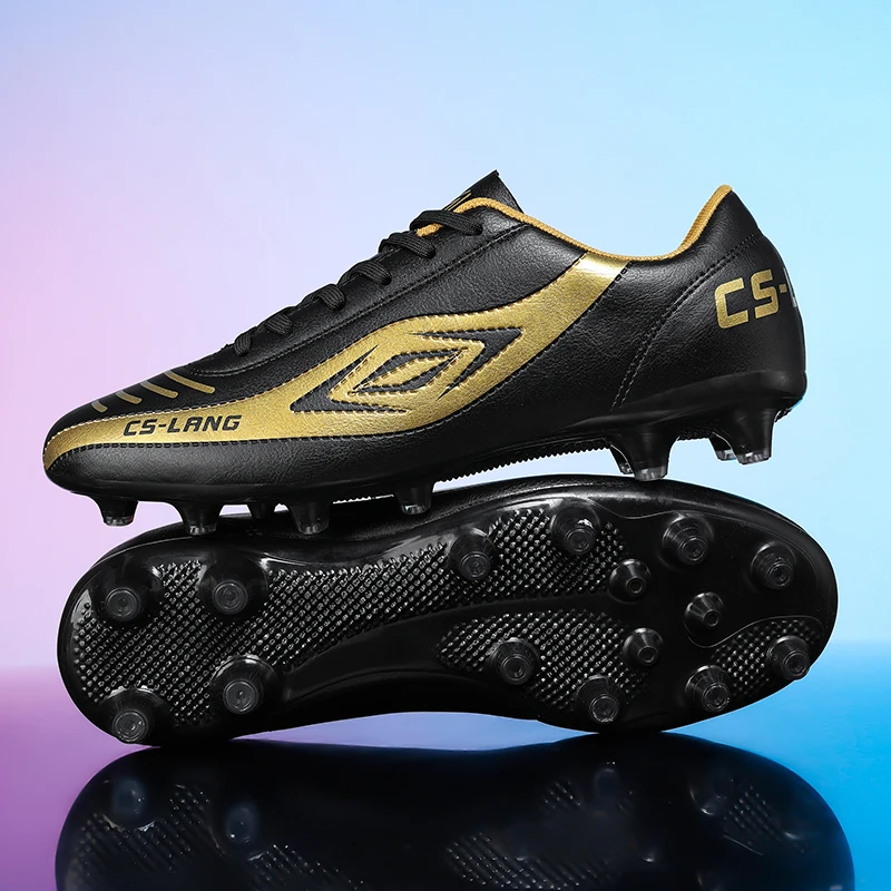 

New Men Football Boots Adult Boys Grass Cleats Match Soccer Shoes Indoor Ultralight Turf Non-Slip Adult Futsal Sport Comfortable