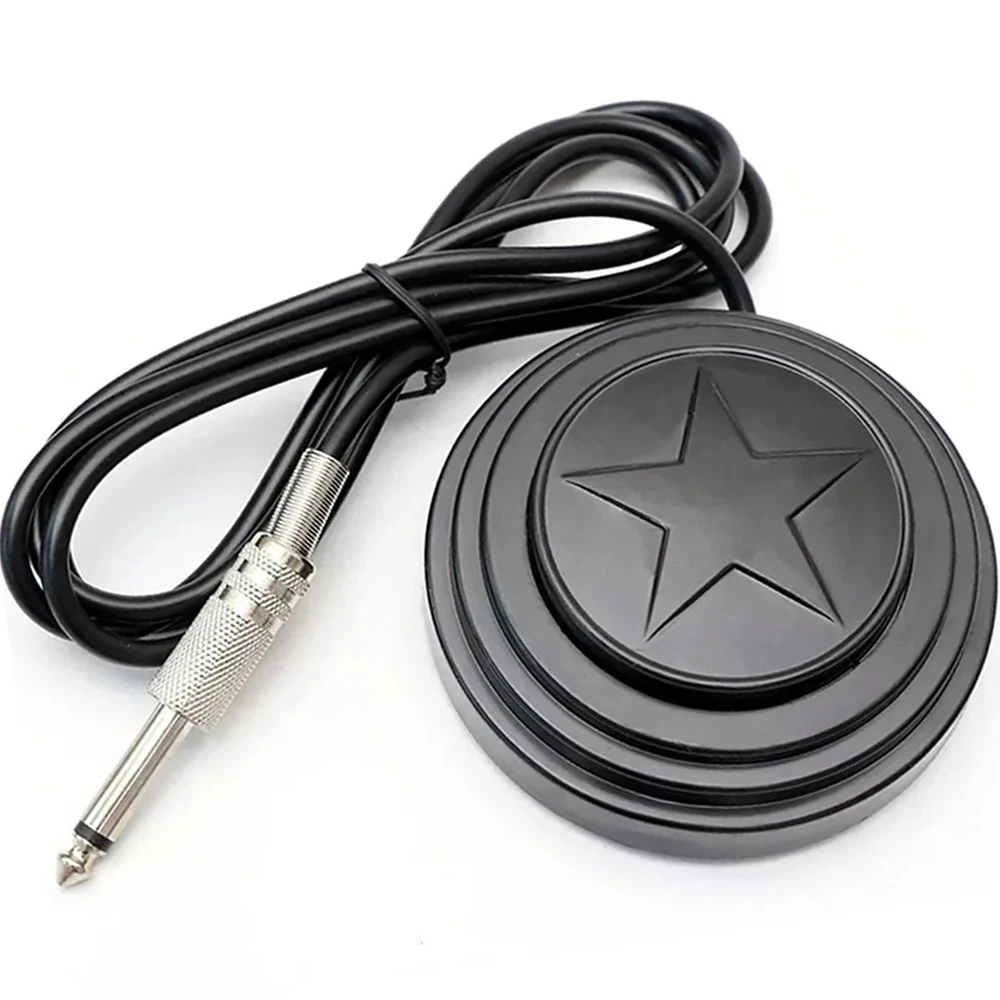 

Professional Tattoo Foot Pedal with Clip Cord Round Foot Switch Tattoo Machine Power Supply Controller for Tattoo Machine Power