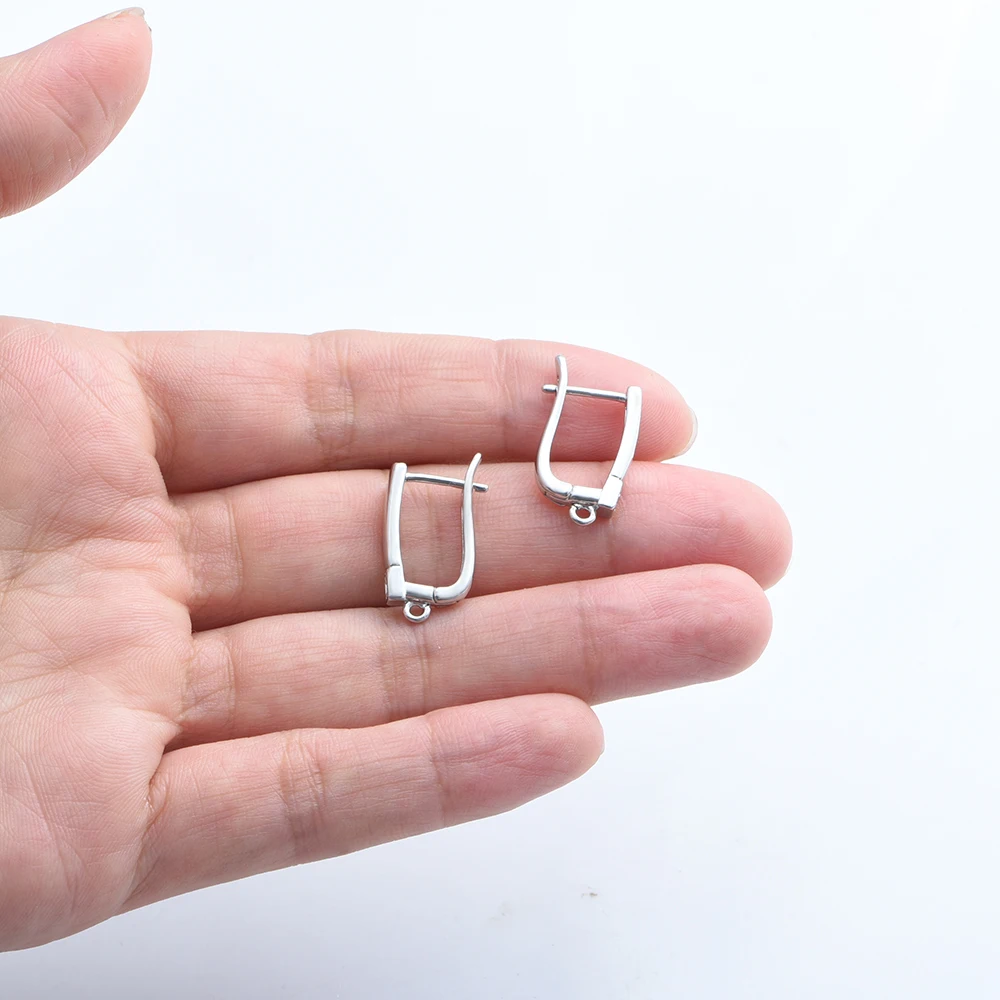 YANASI 5 Farben NEU 18K Vergoldete / Schwarze Ohrhaken Zubehör für Damen Schmuck Ohrringe Herstellung DIY Zubehör – Detail 2