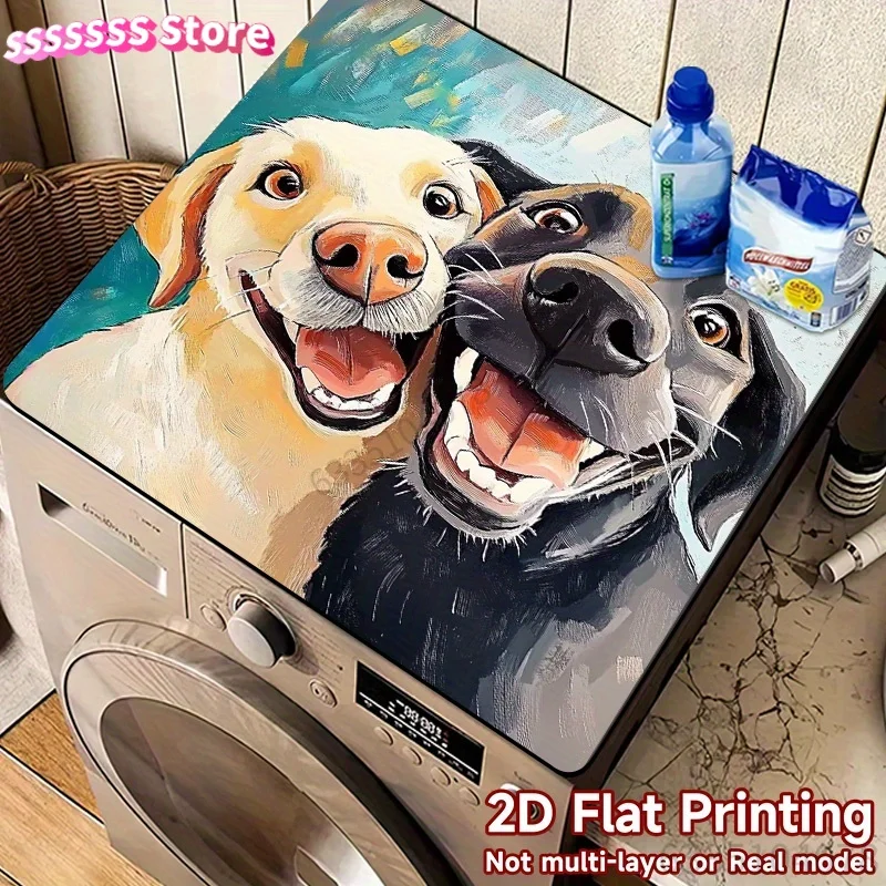 Super absorbent dish drying mat quickly soaks up water from tableware, non-slip backing secures it firmly on countertops, easy t