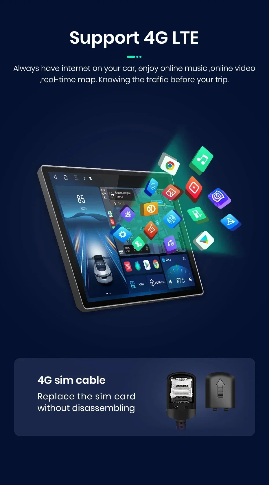 2K QLED Bildschirm Auto Radio Für Renault Clio 4 ZOE 2012-2019 Drahtlose CarPlay Android Auto Multimedia autoradi – Detail 22