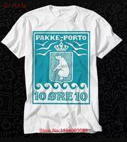 1905 Greenland Polar Bear Pakke Porto Stamp T Shirt