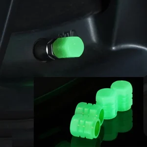 Luminous Car Tire Valve Cap, Fluorescent Night Bright Decoration, Bike Bike Bike Bout 7 Main Tire Beak Sales - №3