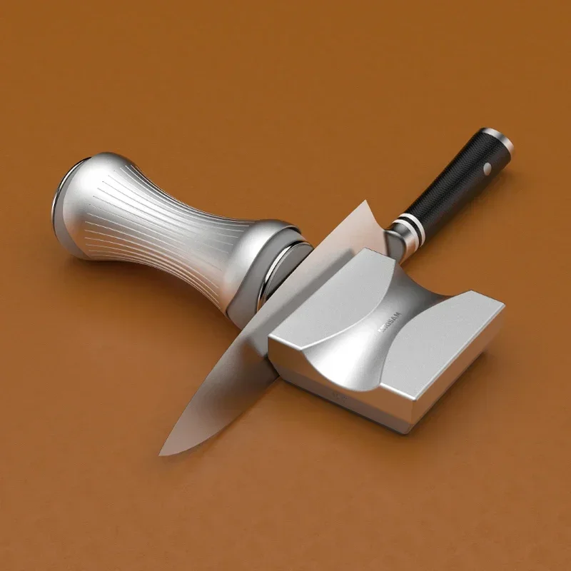 Rolling Knife Sharpener Fixed Angle Knife Sharpener System Kit with Tumbler Diamond Grinding Stone Grinding Apparatus Outdoors