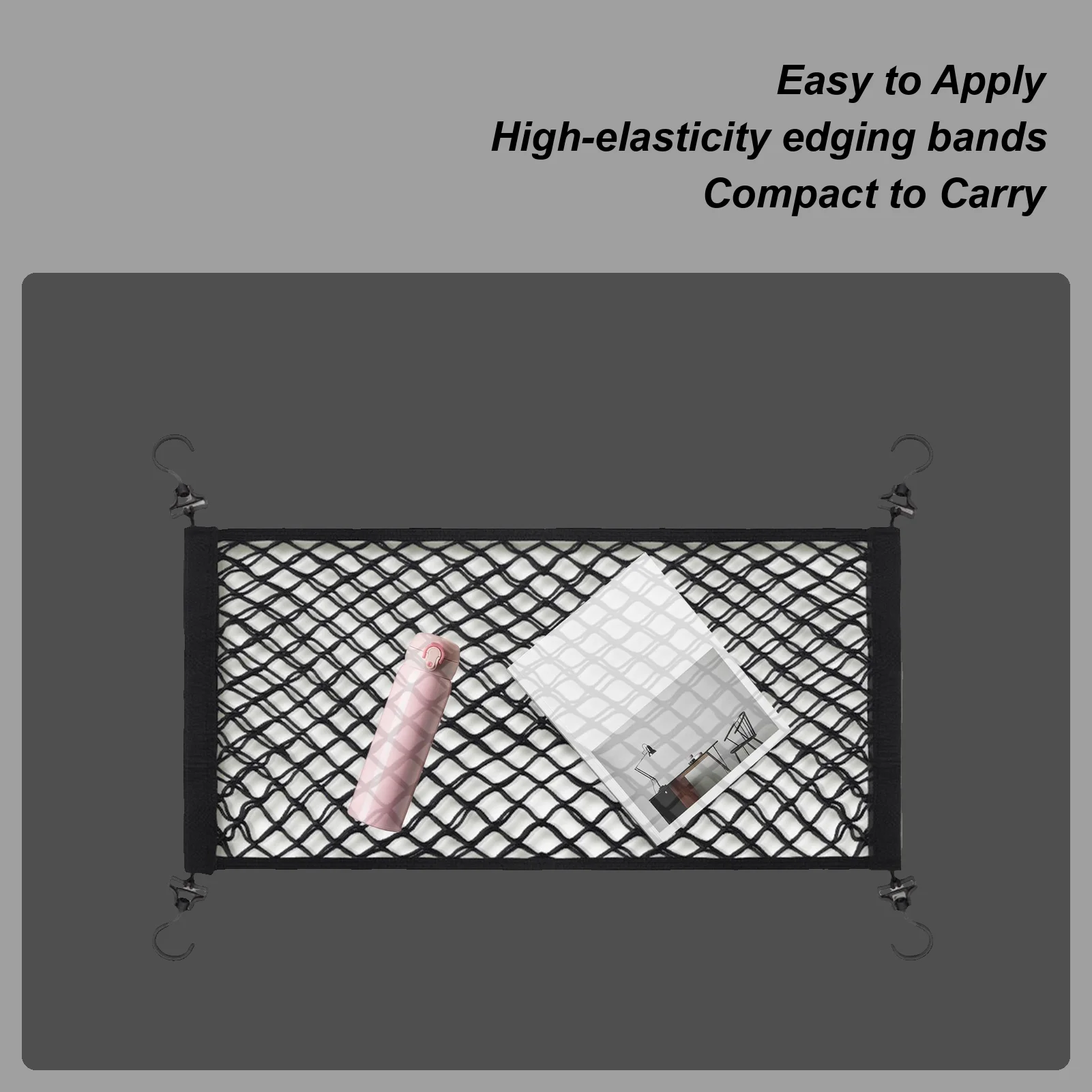 

For General Stroller Cart Cargo Net Garden Cart Cover Net Heavy Duty Foldable Organizer Accessories For Trolley Luggage Garden