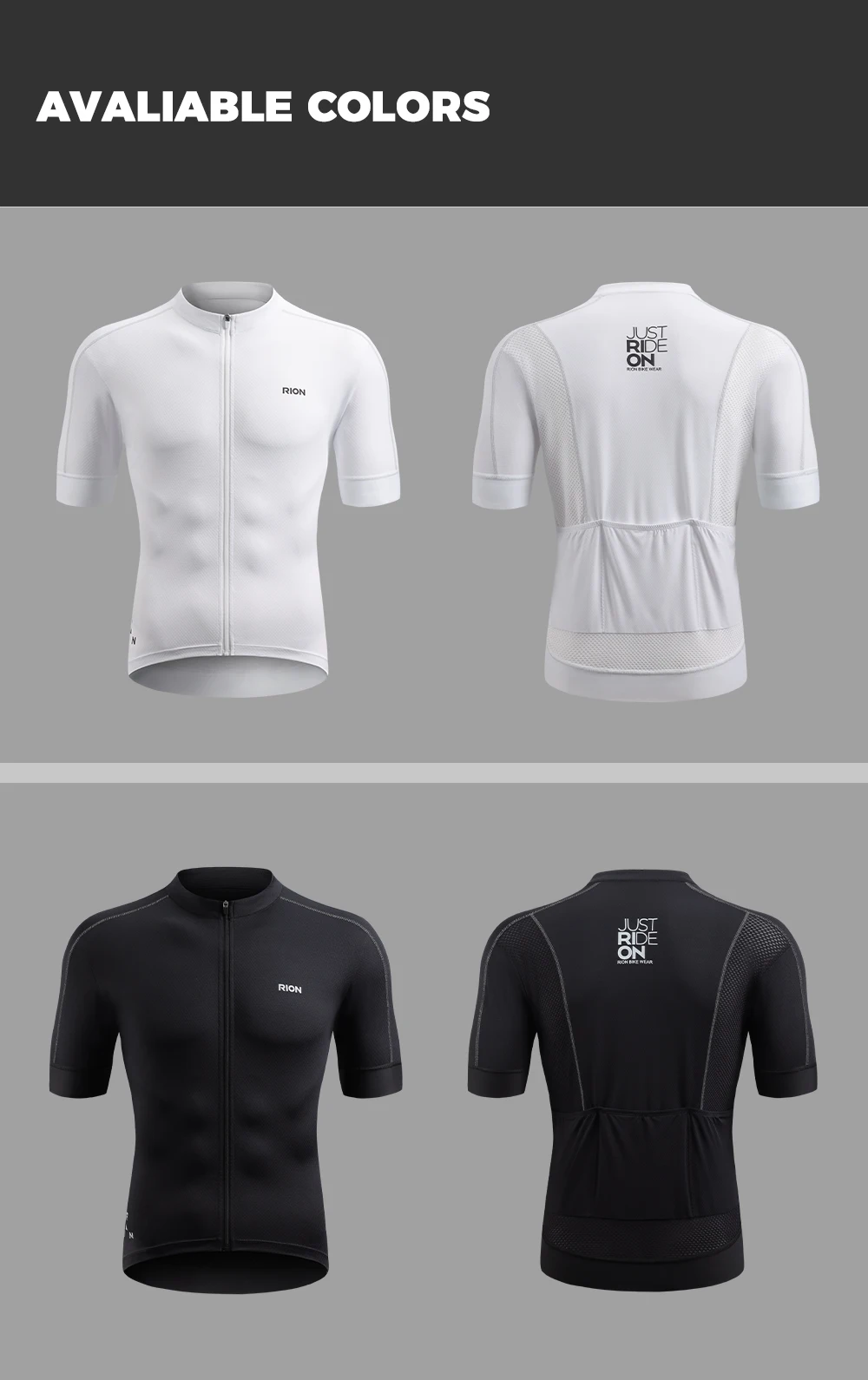 RION Herren-Radtrikot, Fahrradbekleidung, Profi-Mountainbike-MT-Bike-Shirt, UPF 50+, Ausrüstung für Nachtfahrten, Rennbekleidung, Outdoor-Bekleidung. – Detail 18
