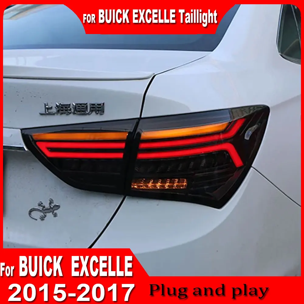 Car taillight For Buick Excelle  2015-2017 Modified LED Taillamp Taillight Daytime Running Lights Brake Lights Plug and play