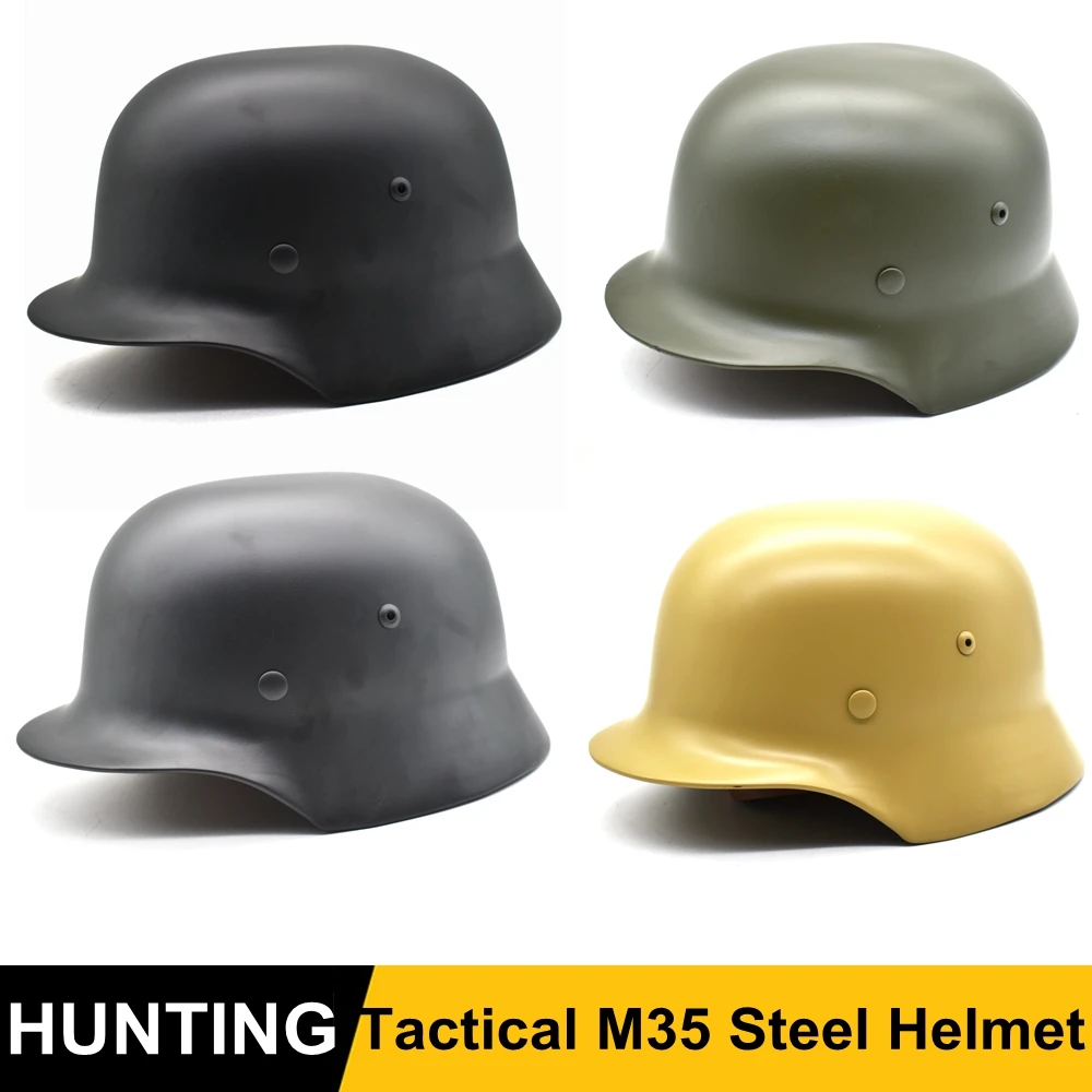 Germany World War II M35 Helmets Steel Helmets World War II German Special Forces Safety Helmets Counter Strike Helmets