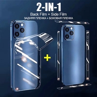 Back Hydrogel Film For iPhone 13 Pro Max Mobile Phone Side Film For iPhone 16 Pro Max 13 15 Plus 15Pro Max Frame Protective Film