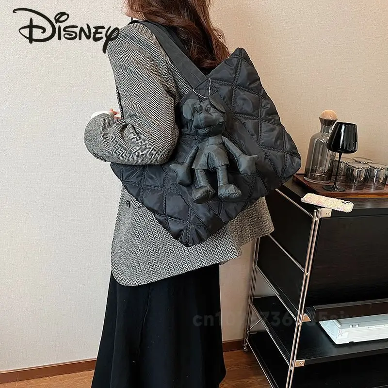 Disney Mickey 2024 neue Damen handtasche modische hochwertige Puppe Damen Tasche Cartoon personal isierte vielseitige Einkaufstasche