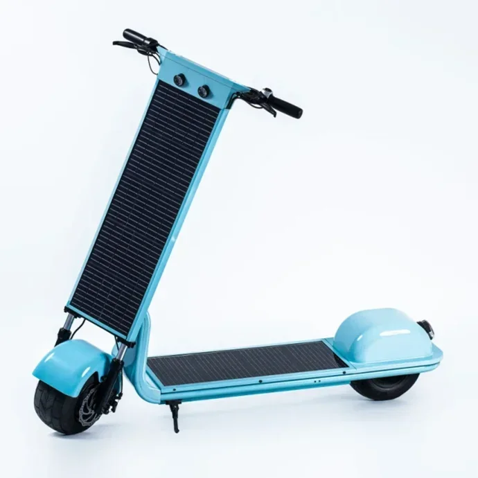 2023 Energy Conservation Waterproof Weak Light 2 Panel Energy Charging free solar panel Solar Scooter solar powered scooter