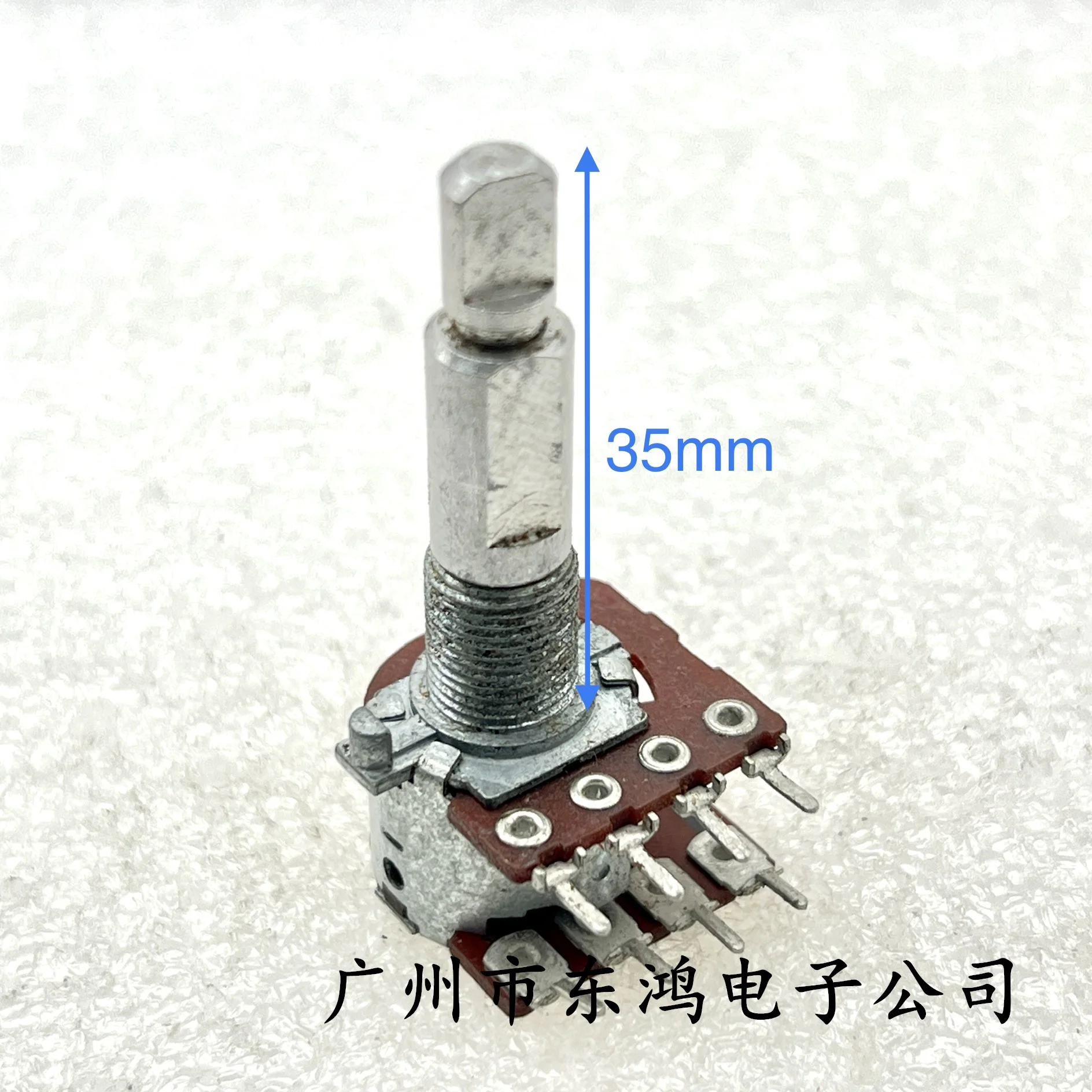 1 pcs Japan ALPS Alpine dual axis dual potentiometer A20K * 2 with tap 8 pin shaft length 35mm