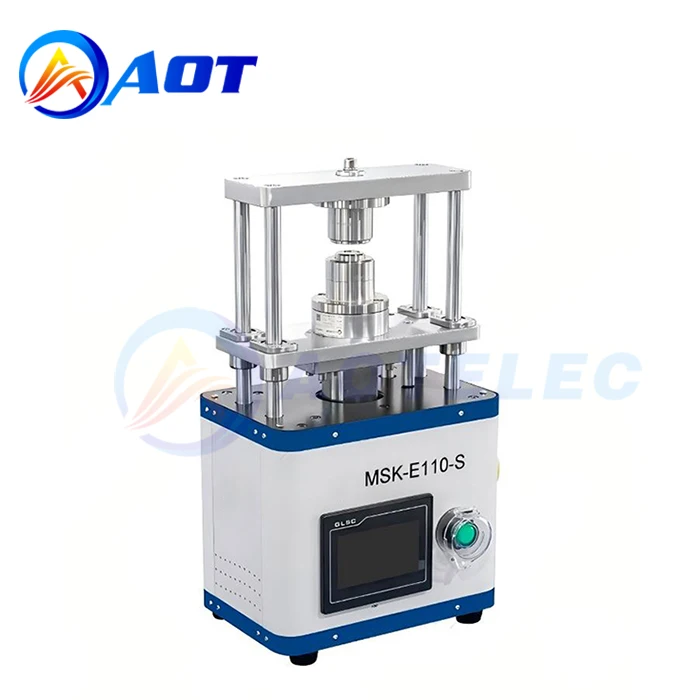 Pressure Controlled Coin Cell Electric Crimping Machine For Coin Cell Cases Battery Making Equipment