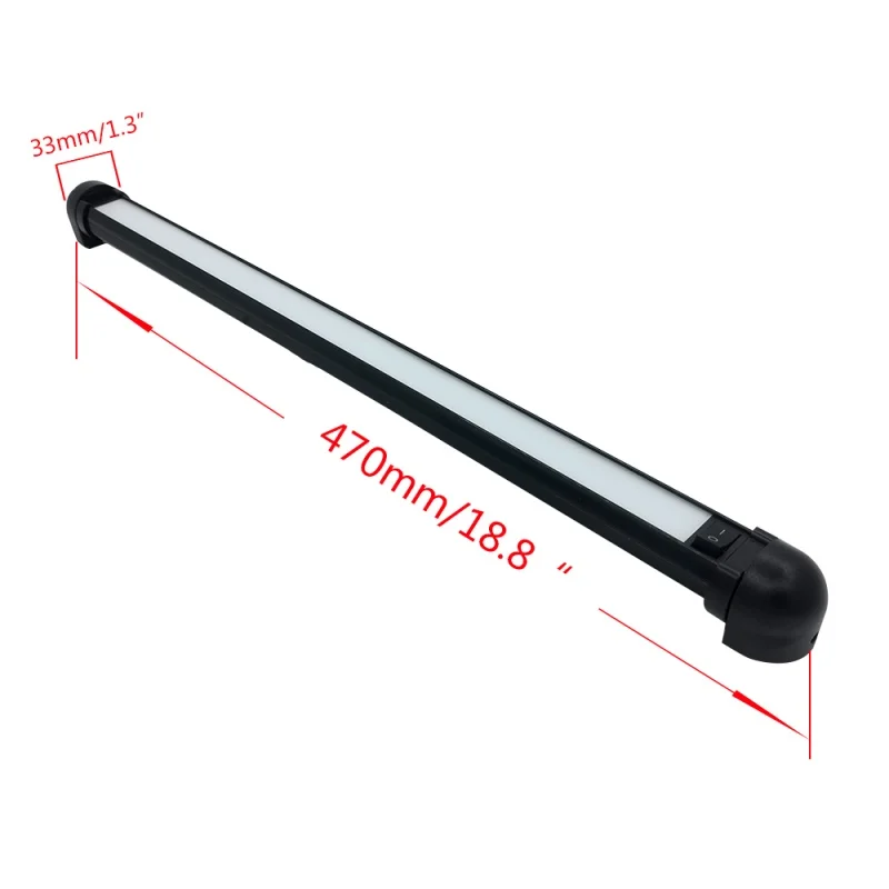ISURE MARINE 180 Degree Rotatable RV Indoor Light, Room Light With Switch,  LED Yacht Reading Light Corridor Interior Lighting