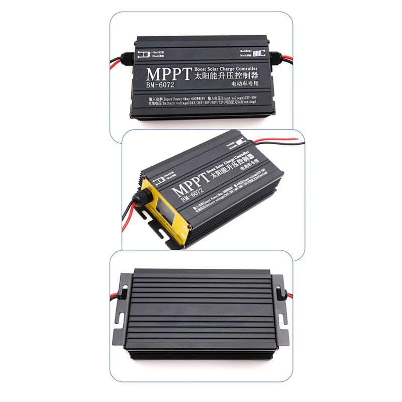 LCD BM3072 300W MPPT 태양광 충전 컨트롤러 배터리 충전기 24/36/48/60/72V 부스트-PZZW