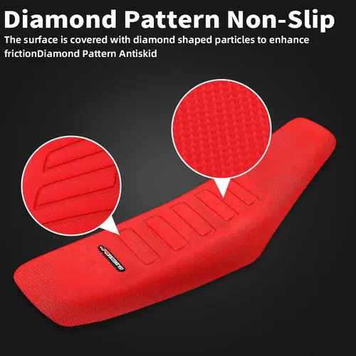 Imagen 2 del producto Accesorios para motocicleta, funda de asiento impermeable, diseño antideslizante Universal para Honda KTM YAMAHA KAWASAKI CRF XC EXC 85 125 150 250