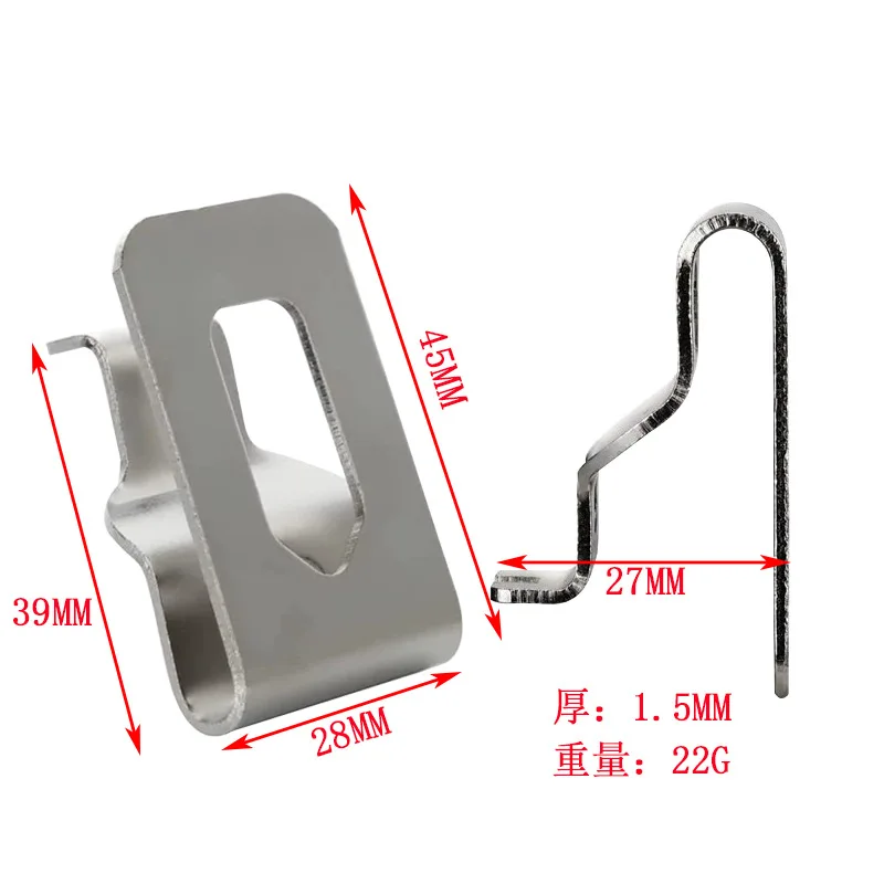 2pcs Electric Drill Belt Clip Hooks for DeWalt 18V 20V Drill Driver N268241 N169778 DCD980 N086039 Impact Wrench Accessories