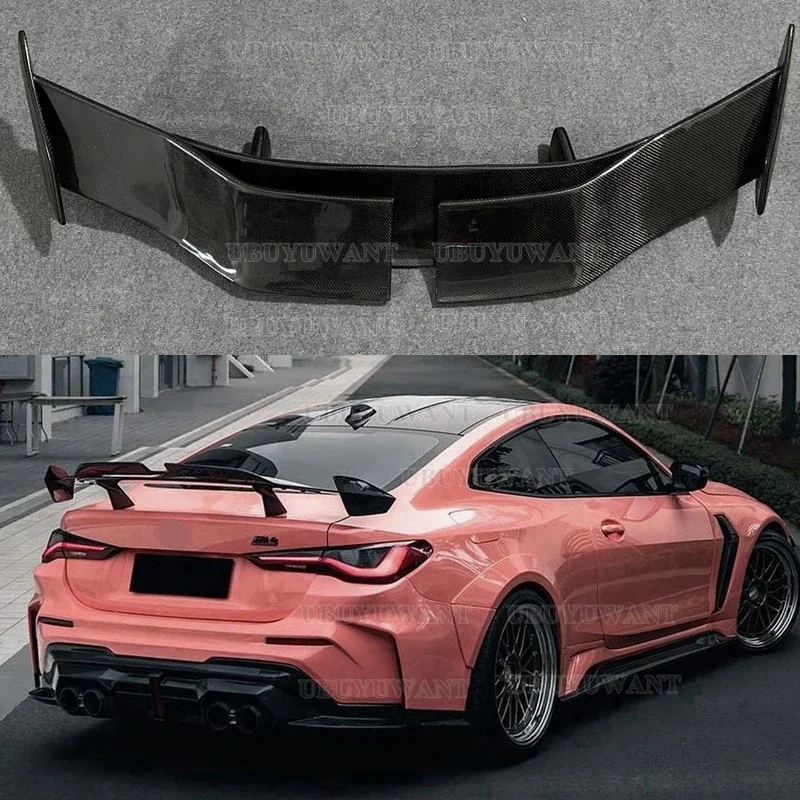 G82 Carbon Spoiler For BMW M4 4 Series G22 G26 M430i M440i Universal Car Rear Wing Type SDT Accessories