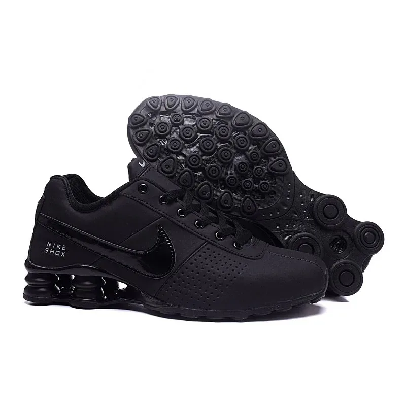 

Nike Shox Deliver Triple Black Fashion Men Women Fashion Non-slip Lightweight Air Columns Unisex Outdoor Running Shoes
