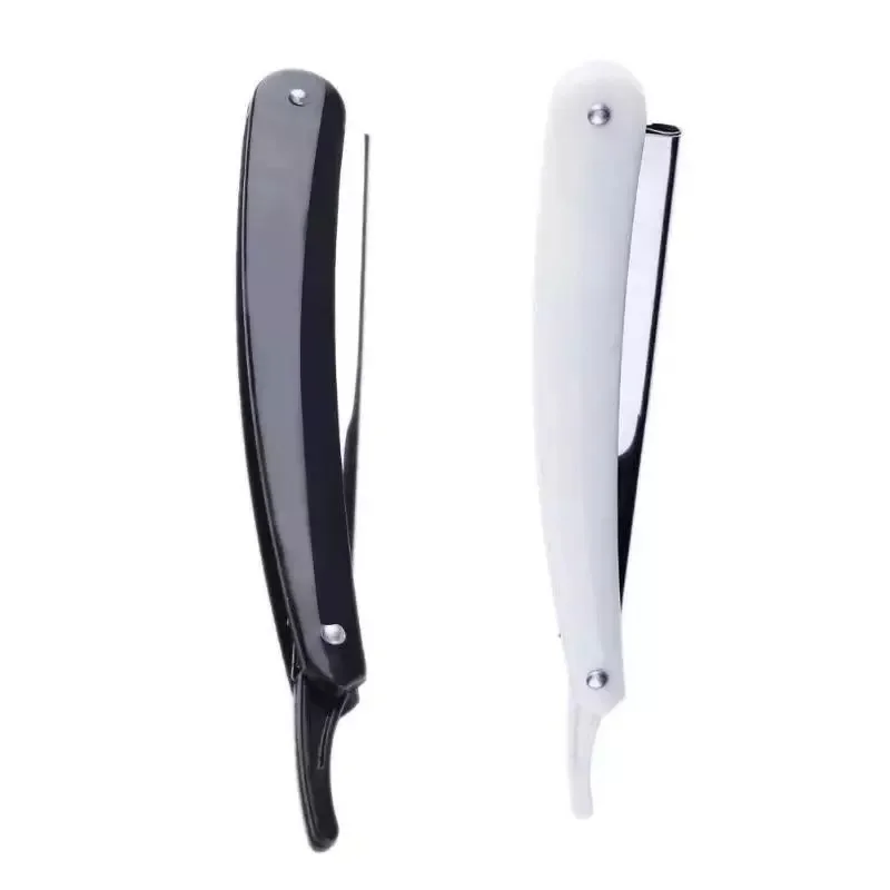 Two Color Manual Shaver Professional Stainless Steel Sharp Salon Razor Holder Folding Shaving Knife Shave Beard Cutter