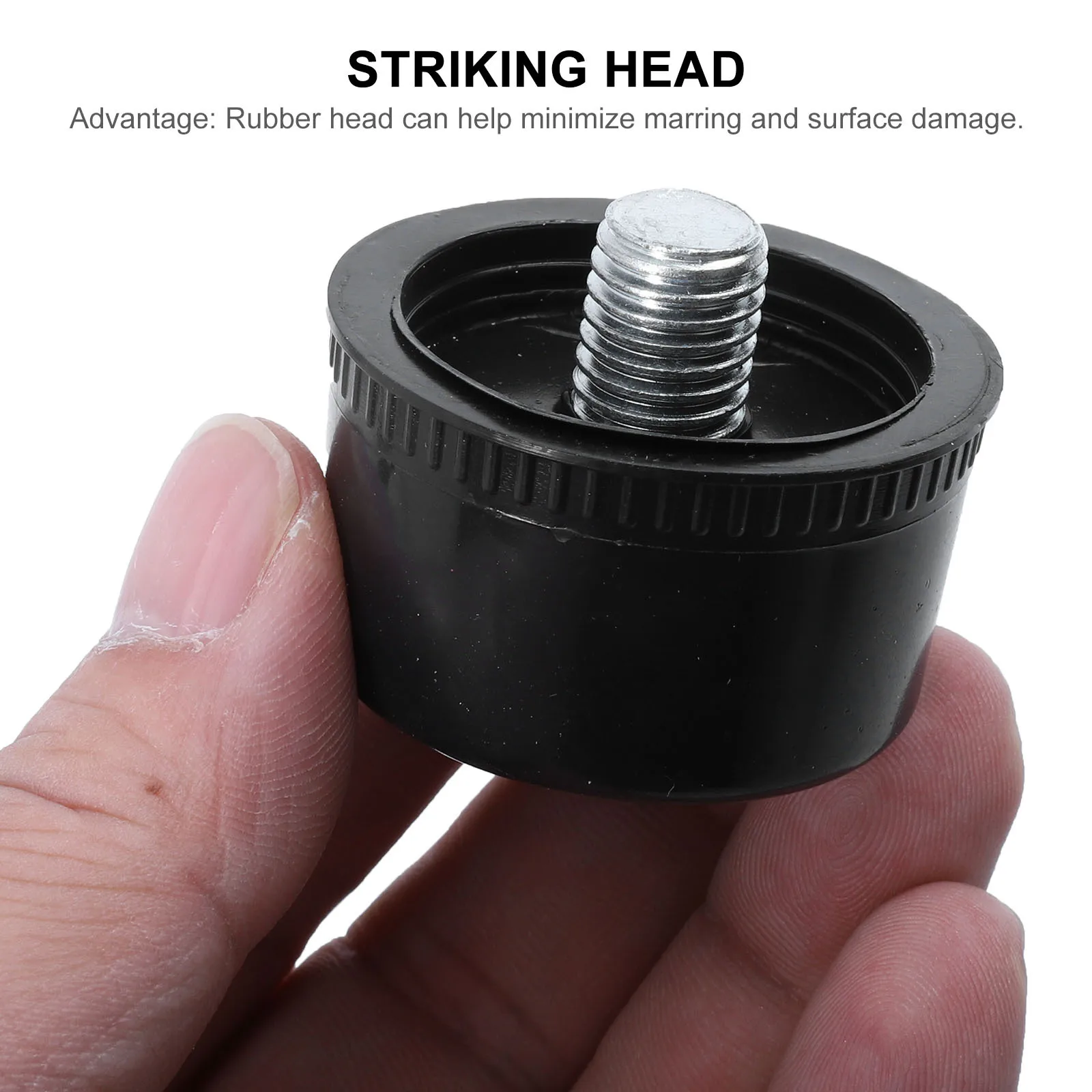 

10Pcs Replacement Hammer Tip Rubber Mallet Head Wearresistant Oilresistant Professional Multipurpose Tool Hammer Head