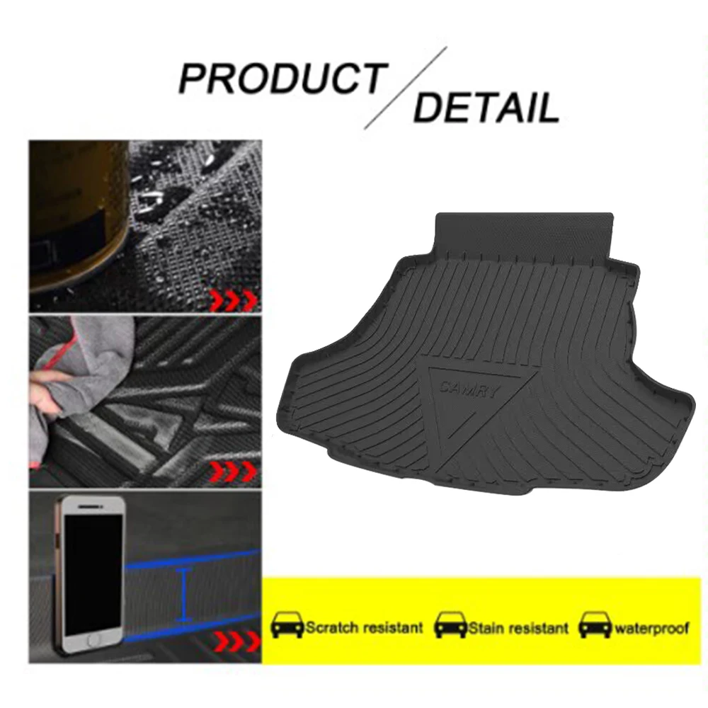 For Toyota Camry 2002 Waterproof Car Trunk Boot Seat Cover Cushion Trunk Protector Liner Mat