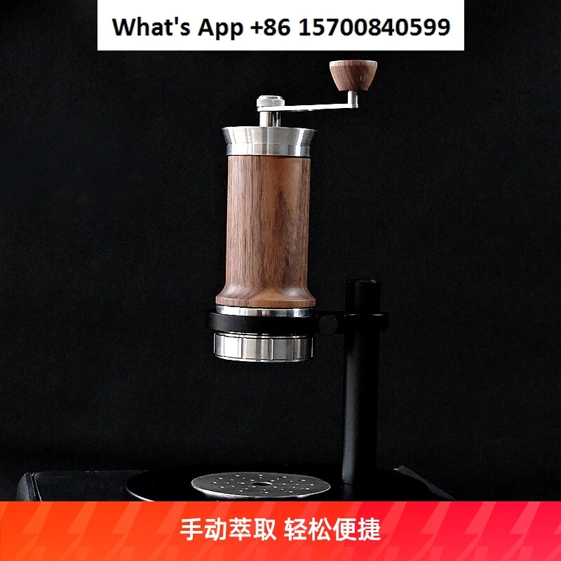 Manual hand brewed coffee machine, portable outdoor camping hand pump, pressure conversion