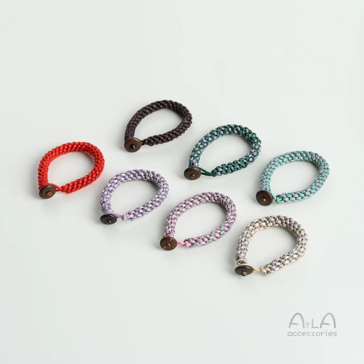 Corn Knot Braided Rope Open Coil Ring Ring Key Chain Lanyard Hand Handle Rope Handmade DIY Rope