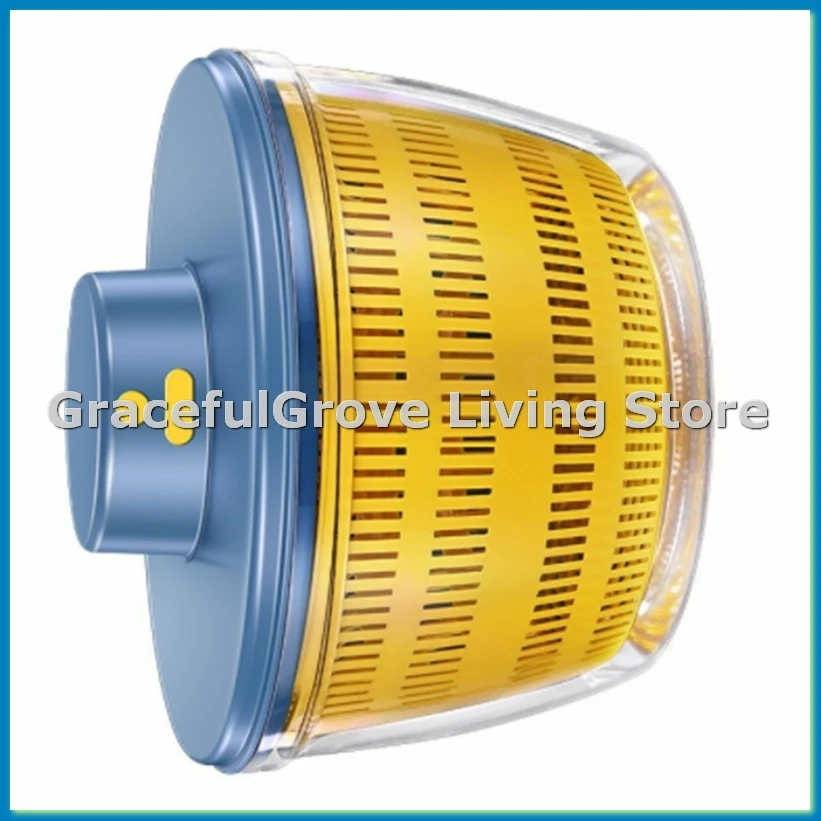 

Electric Dryer Salad Spinner Dehydrator Multifunction Fruits Draining Basket USB Charing Kitchen Drainer-ABFB