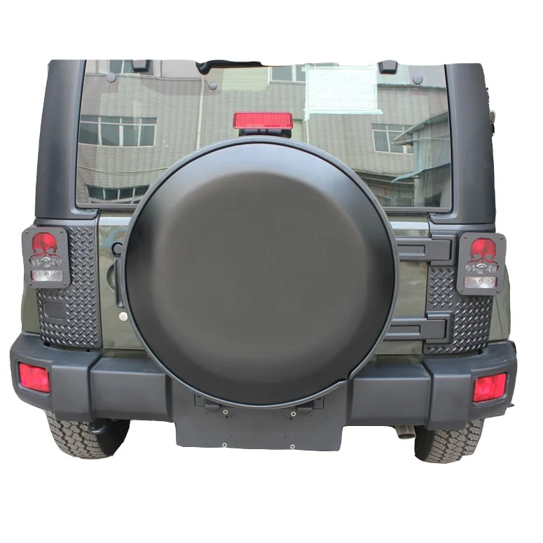 Hard-Shelled Spare Tire Cover Tyre  for Jeep-Wrangler JK 2007+ Off Road Accessories  jeep spare tire cover