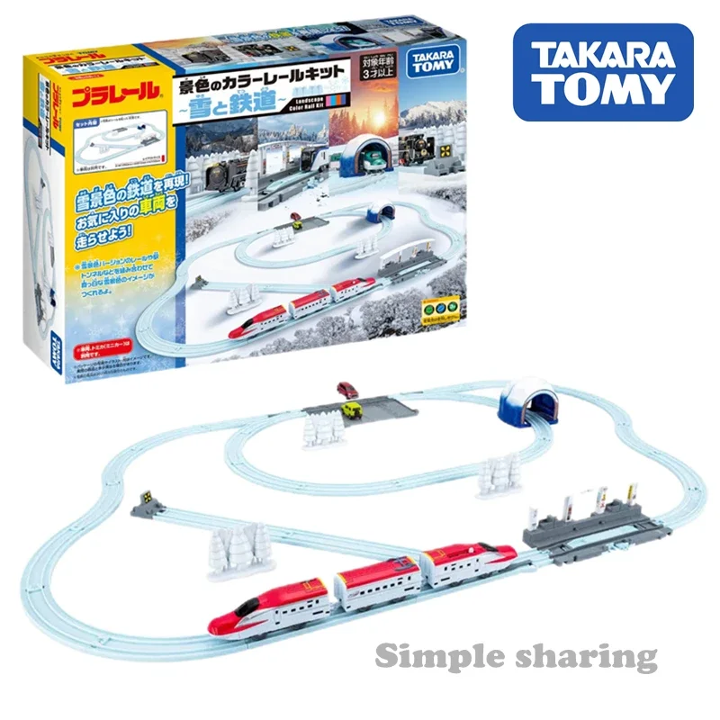 

Takara Tomy Tomica Plarail Seasonal Rail Kit Winter -Snow & Railroads- Toys Car Friends Gifts Collect Ornaments Kids Toys Boys