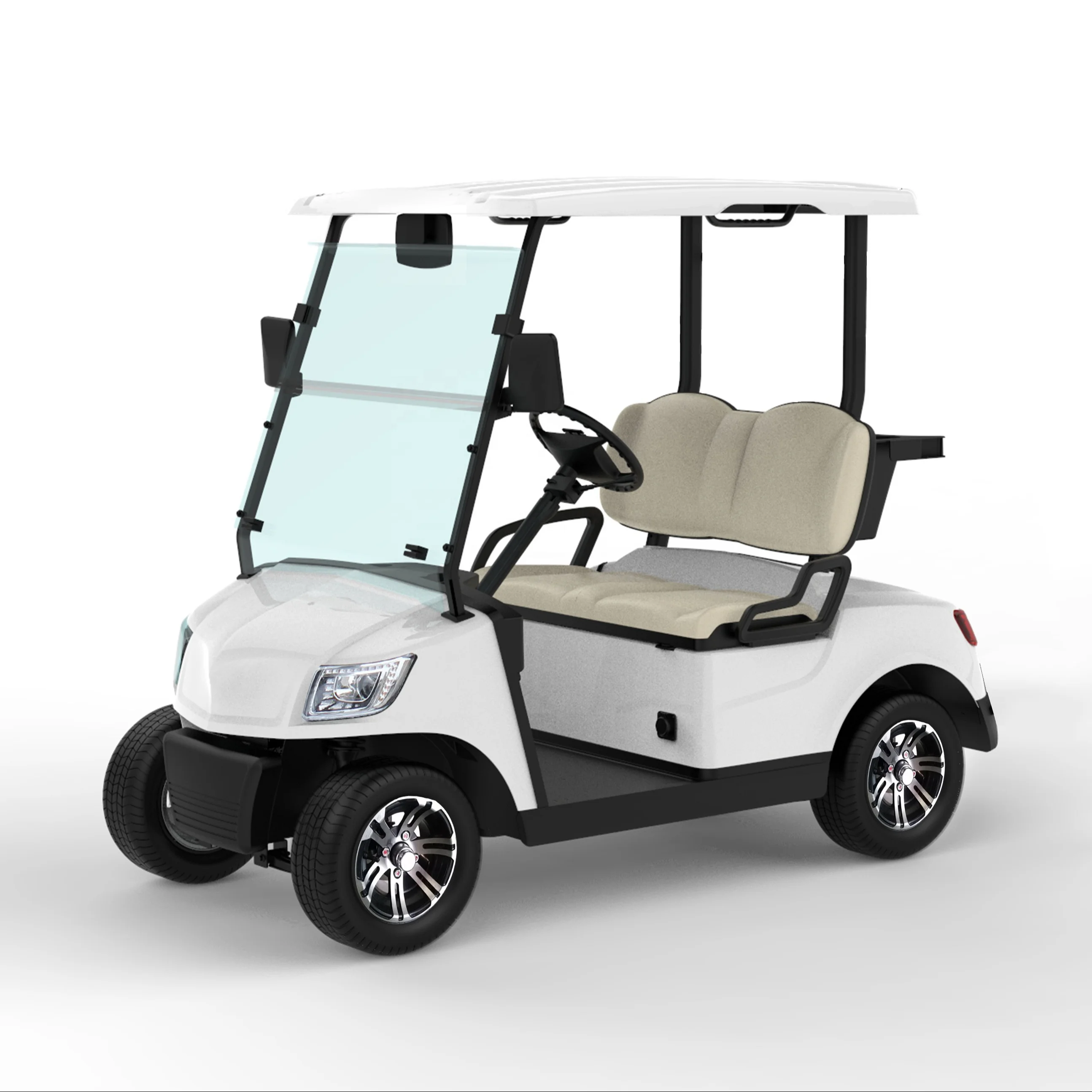 Meistverkaufter EWG-zugelassener 2-Sitzer-Elektro-Golfwagen Off-Road-Elektro-Golfwagen Buggy Club Car für Golfer und Teil