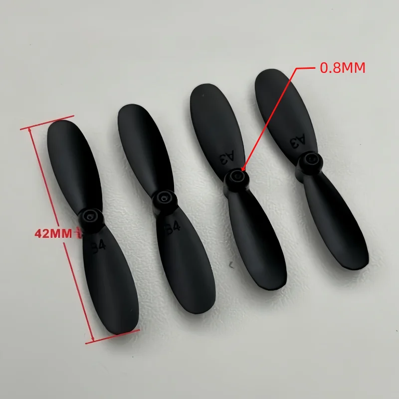 Propeller 42mm  20pcs 0.8mm Bore Four axis forward and reverse propeller 716 Differential Motor Aeromodel Aircraft Prop
