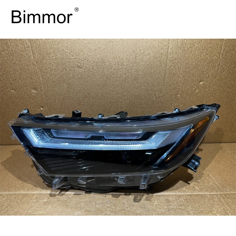 Bimmor 3 Car Headlight for Toyota RAV4  2021-   Head Light LED Daytime Running Light USA Version White Headlamp Semi Assembly