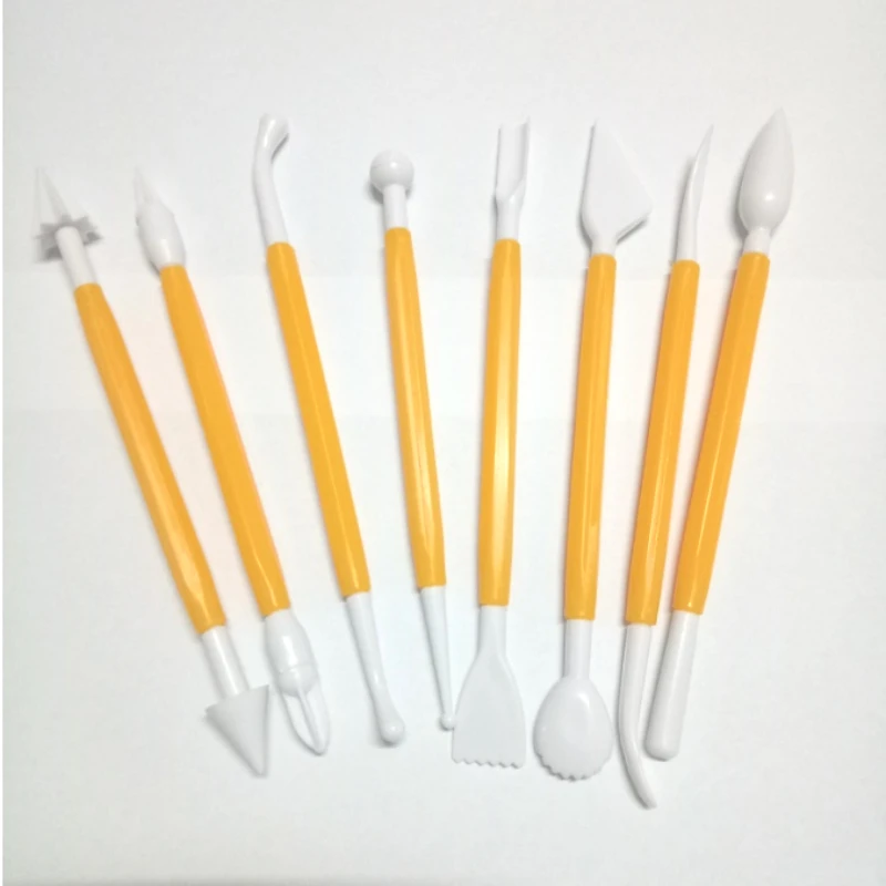 

Clay Tools Set Plastic Plasticine Shaping Knives Resin Tool Kit for Carving Mud Children's Handmade Decorating Embossing Mold
