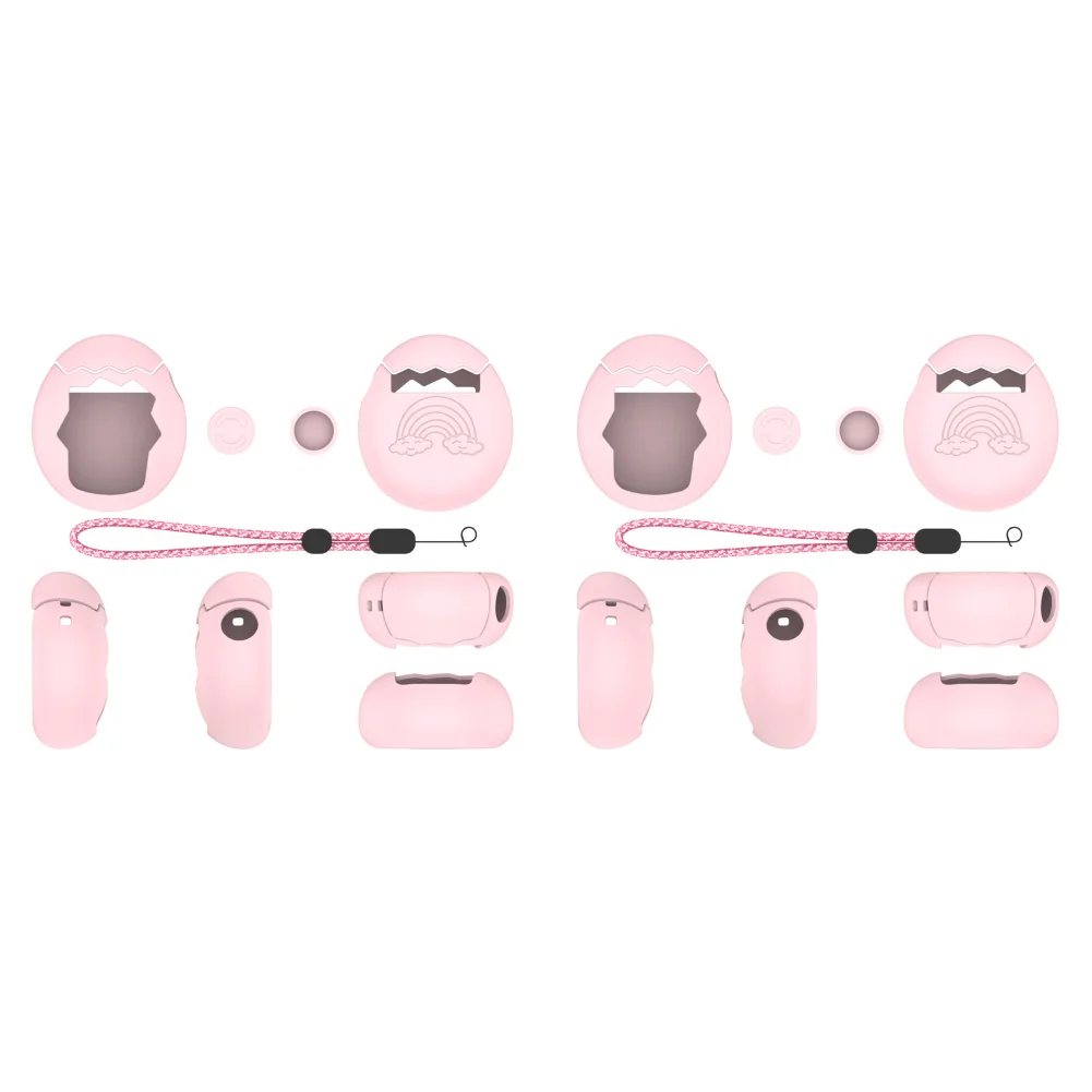 

Силиконовый защитный чехол, противоударный корпус для Tamagotchi Paradise (розовый)
