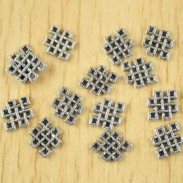 

50pcs 12.3x10mm tibetan silver diamond connectors HWH2629 for jewelry making