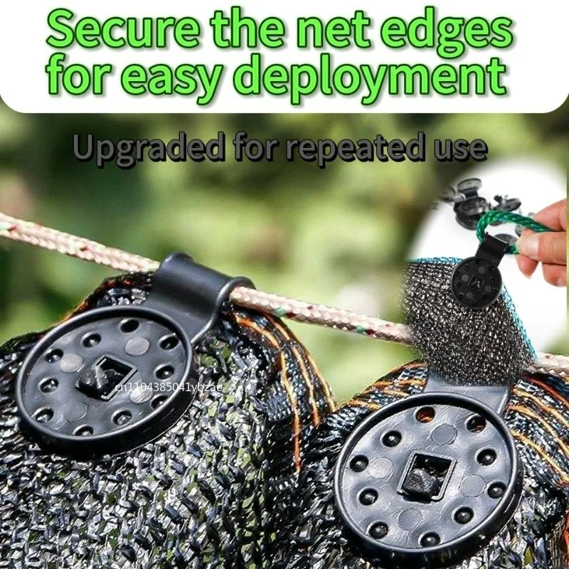 5-200 قطعة مقاطع قماش للتظليل قماش للتظليل المشابك الحلقات ل صافي غطاء شبكي Sunblock النسيج في حديقة الفناء الخلفي الدفيئة المثبت