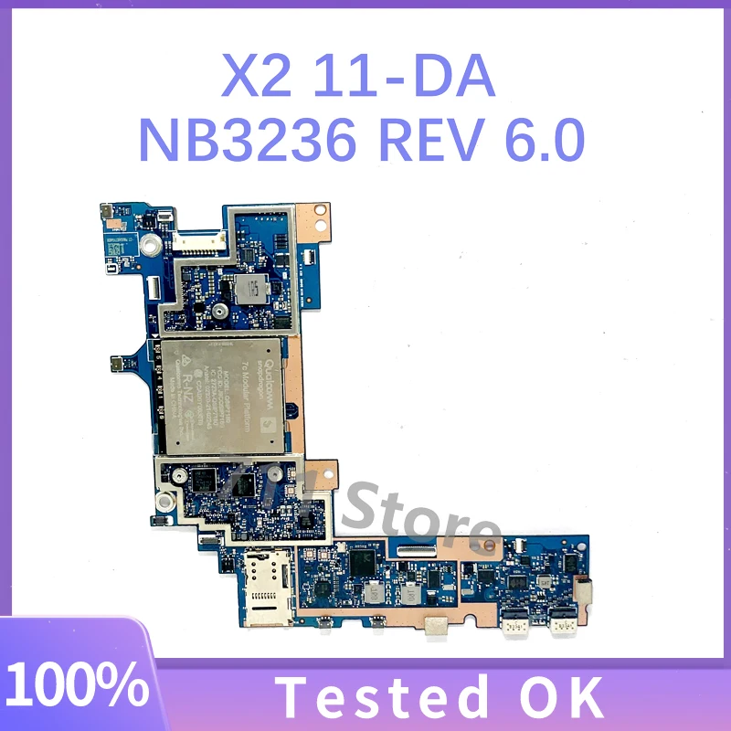 

Free Shipping High Quality NB3236 REV 6.0 Mainboard For HP Chromebook X2 11-DA Tablet Motherboard 100% Fully Tested Working Well