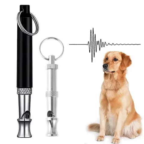 1pcs Dog Whistle To Stop Barking, Adjustable Sound Pitch Dog Whistle with Keychain, Professional Recall Pet Puppy Cat Dog