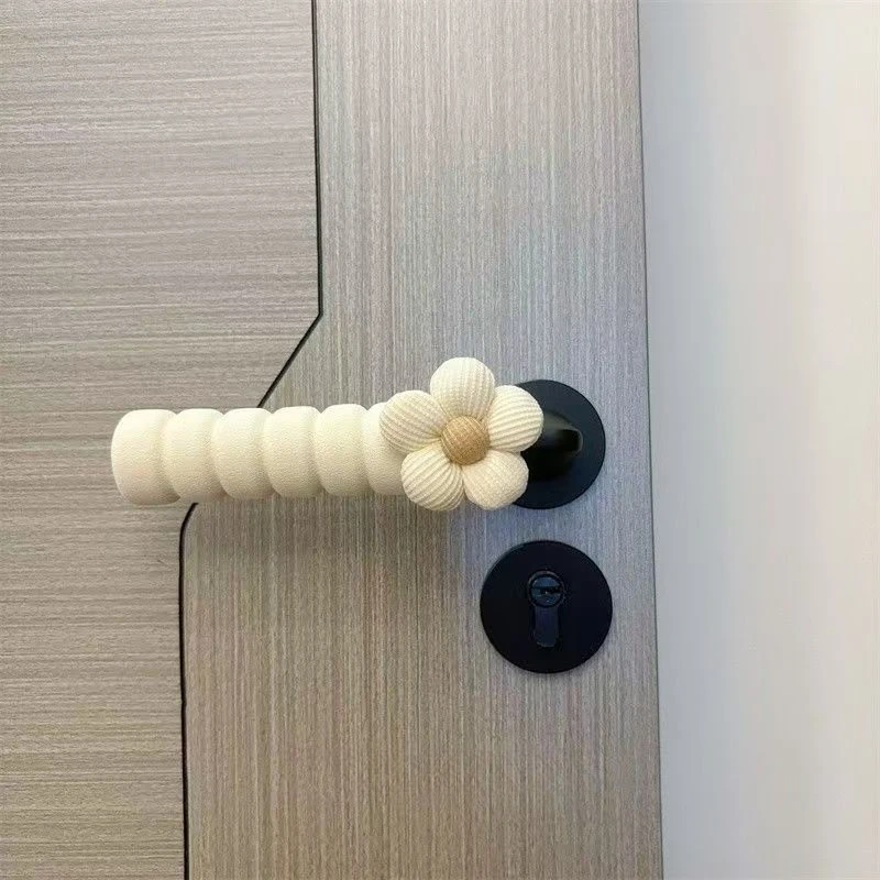 1PCS  Anti-Collision Door Handle Cover - Decorative Anti-Static Protector for Bedroom Bathroom Door Accessories
