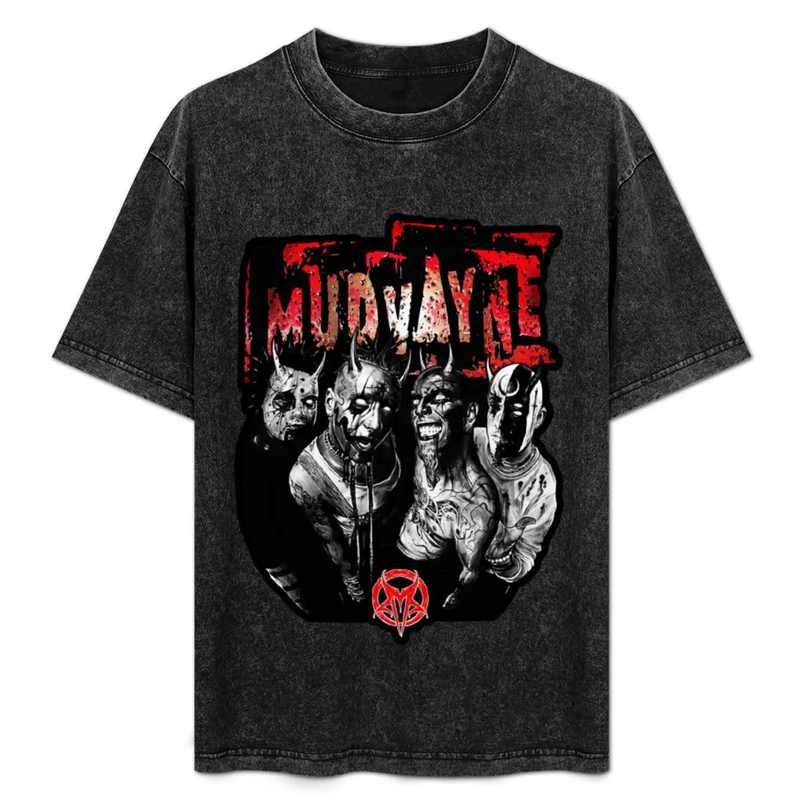 

four red devil new face T-Shirt Casual Basic Street Style T-Shirt