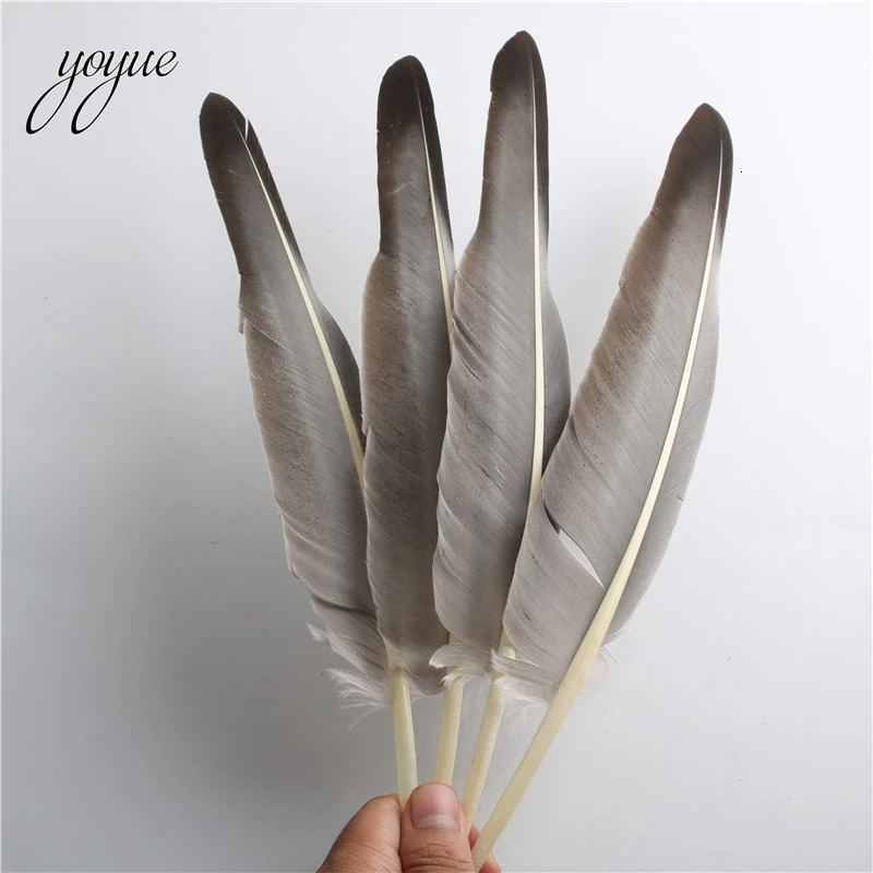 New 10pcs/lot Natural Goose Feather 12-14inch/30-35cm Feathers For Crafts Plume Clothing DIY Wedding Decor Accessories Plumas