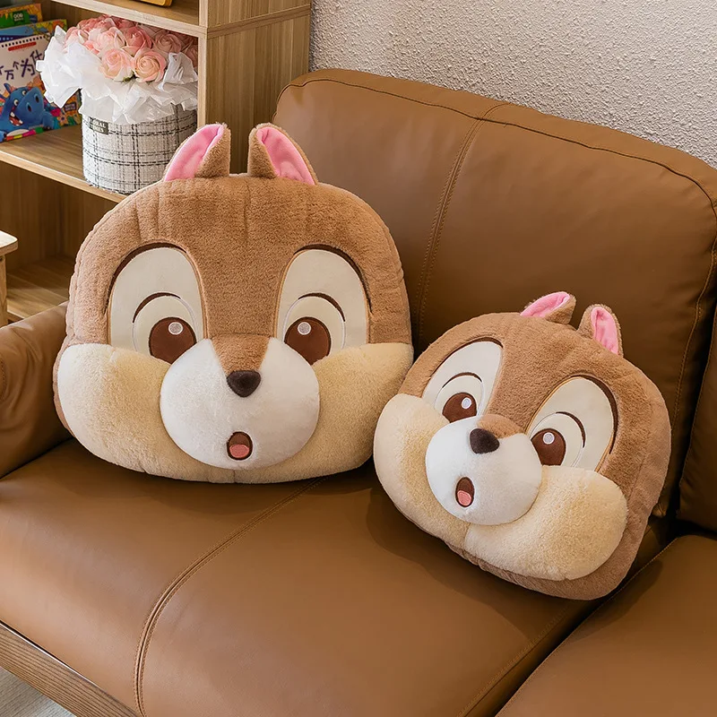 35/45/60cm Disney Cartoon Anime Chip Plush Toy Car Waist Cushion Pillow Kawaii Stuffed Dolls Toys For Children Birthday Gift