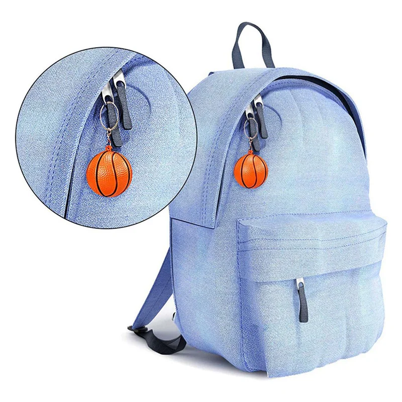 

ABWP-60 упаковок брелок для баскетбольного мяча для вечеринок, баскетбольный мяч для снятия стресса, школьная карнавальная награда, спортивная центральная часть