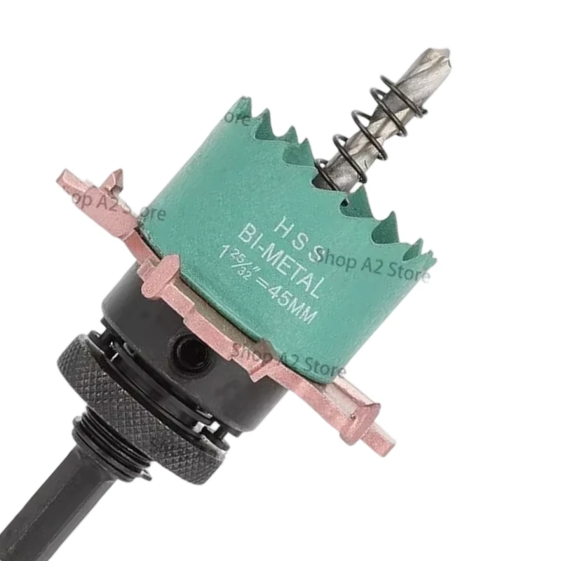 Recessed Light Hole‑Saw Depth‑Stop Limiter for Downlight & Spotlight Installation