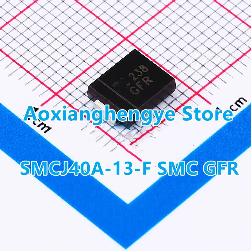 10 قطعة SMCJ40A-13-F SMCJ40A SMC (العلامات: GFR) 1500 واط سطح جبل عابر الجهد القامع