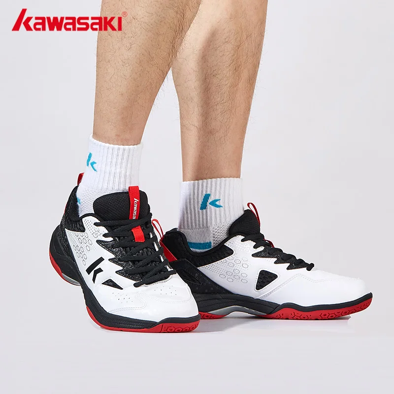 Kawasaki Marke Neue Badminton Schuhe Herren Tennis Anti-twish Design Atmungsaktive Sportschuhe Männlichen Turnschuhe A3307 – Detail 11