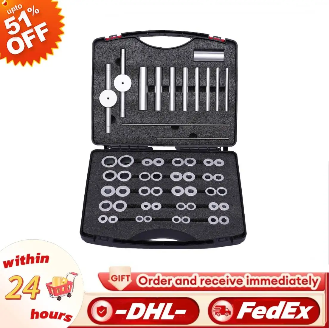 

Bearing Mounting Tool with Pressure Blocks for The Pressing and Installation of The Wheel Hub Bearings,bottom Brackets,AM Frame